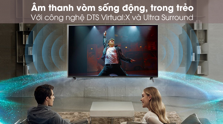 Giả lập âm thanh vòm - Smart Tivi NanoCell LG 4K 43 inch 43NANO79TND