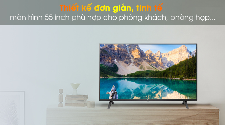 Smart Tivi LG 4K 55 inch 55UN7000PTA - Thiết kế