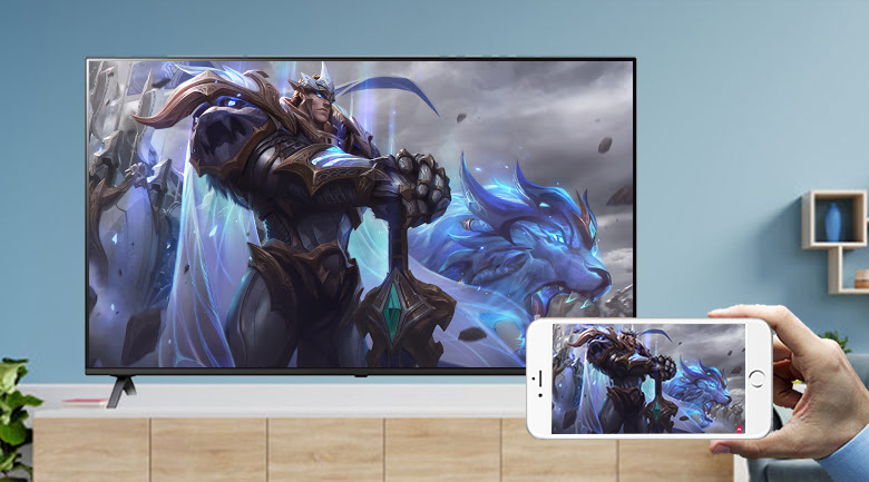 Smart Tivi LG 4K 43 inch 43UP7800PTB - Chiếu màn hình