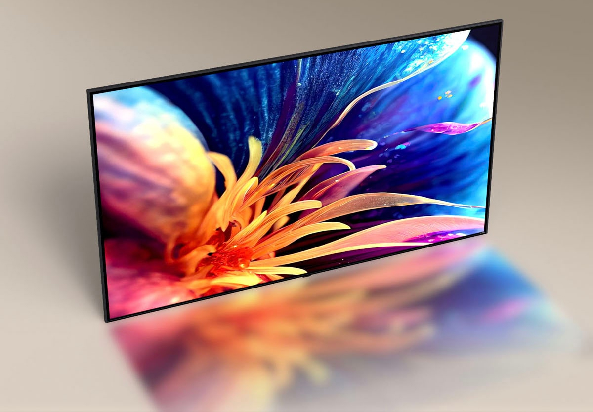 Tivi LG 4K 55 inch 55QNED80TSA có thiết kế màn hình mỏng đẹp mắt