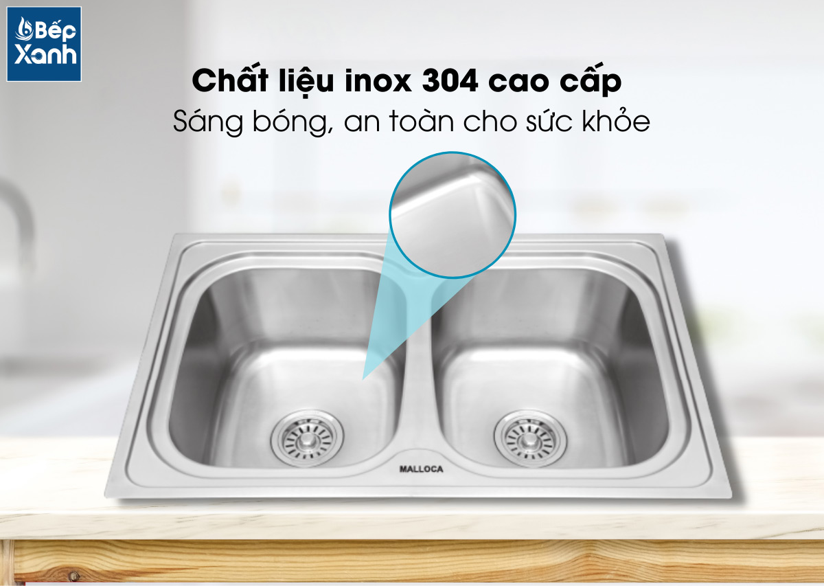 Chất liệu inox 304 cao cấp Chất liệu inox 304 cao cấp