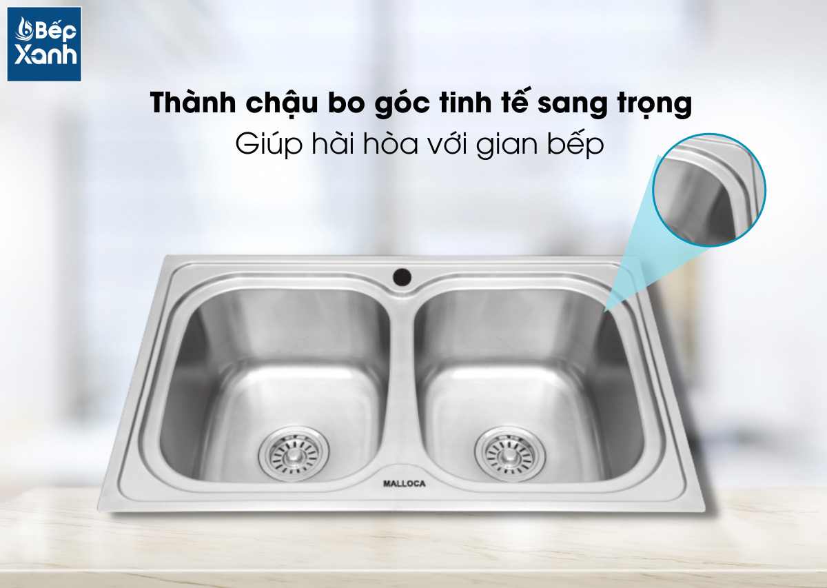 Thành chậu bo góc tinh tế