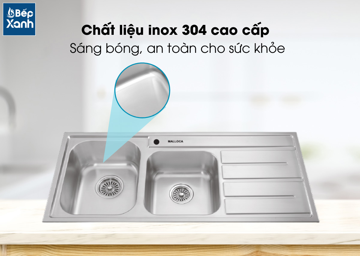 Chất liệu inox 304 cao cấp