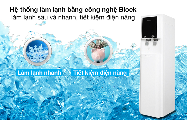 Block - Máy lọc nước RO nóng lạnh Cuckoo CP-QRP2001SW 4 lõi