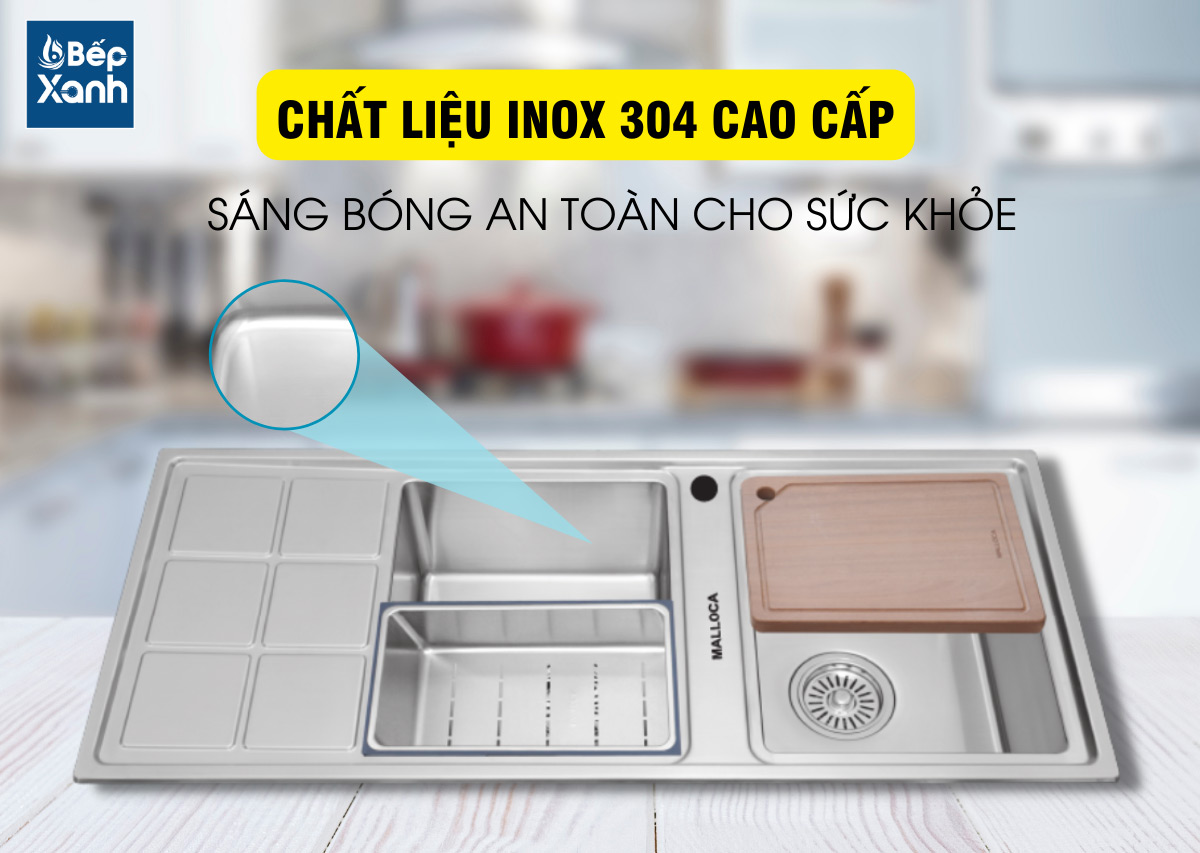 Chất liệu inox 304