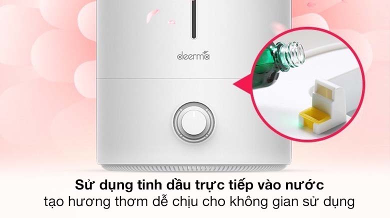 Sử dụng tinh dầu - Máy tạo độ ẩm Deerma F628 