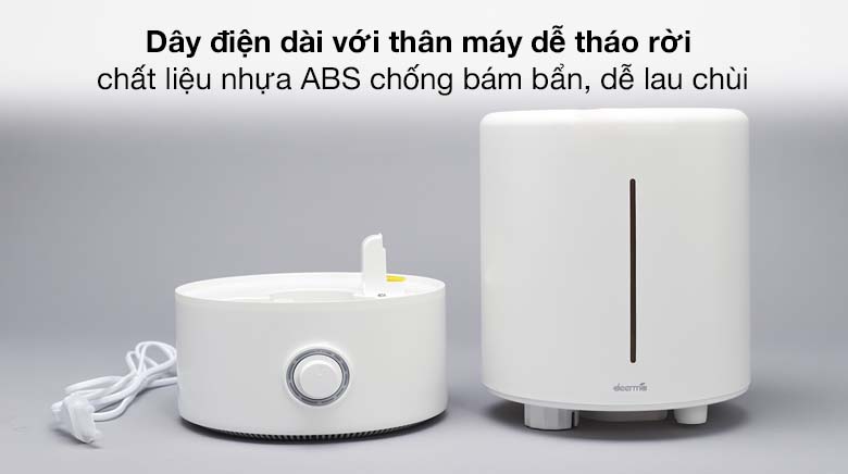 Dây điện dài dễ di chuyển - Máy tạo độ ẩm Deerma F628