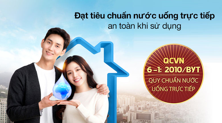 Đạt tiêu chuẩn an toàn - Máy lọc nước RO Cuckoo CP-RRP701MBK 4 lõi