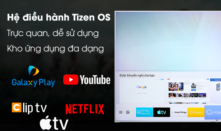 Smart Tivi QLED Samsung 4K 82 inch QA82Q65R Hệ điều hành