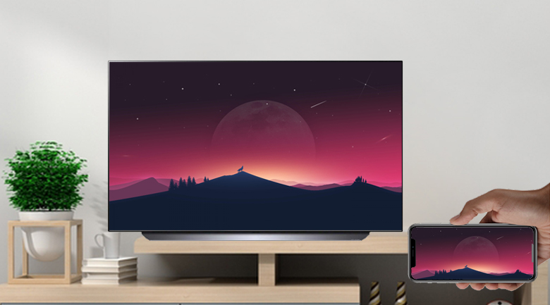 Tính năng Screen Mirroring và AirPlay 2 - Smart Tivi OLED LG 4K 65 inch 65C1PTB