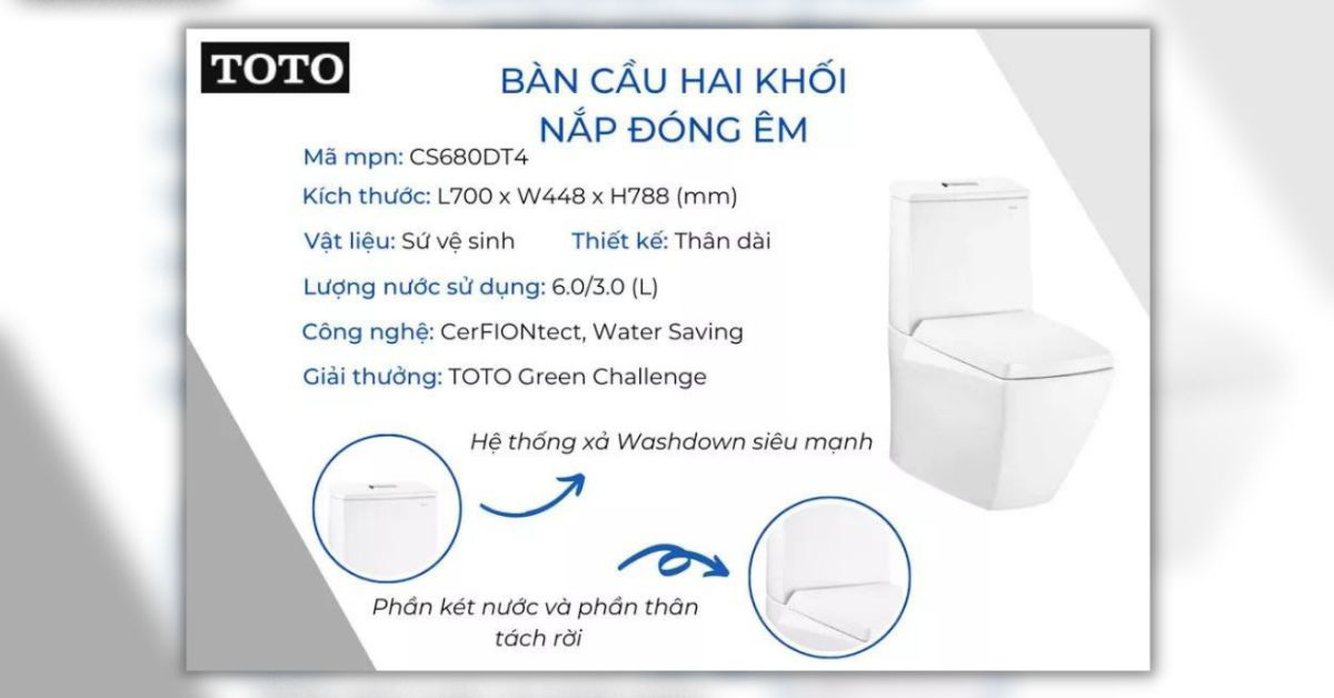 bàn cầu 2 khối