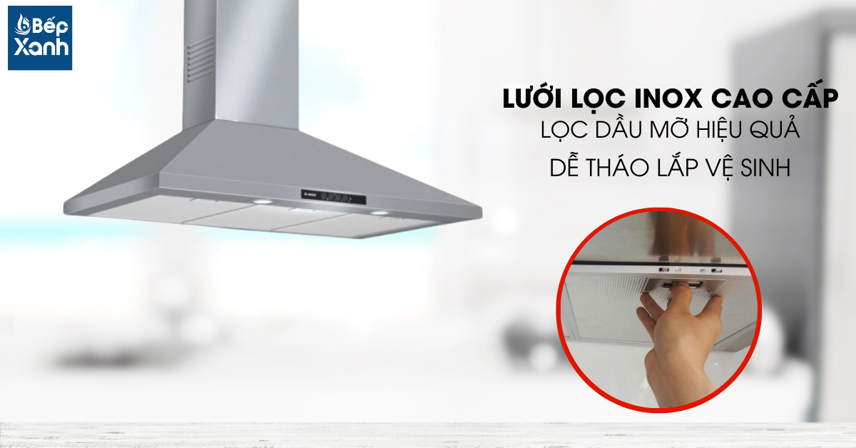 Lưới lọc dầu dễ vệ sinh