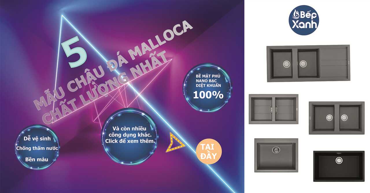 5 Mẫu Chậu Rửa Đá Malloca Chất Lượng Nhất Cho Gia Đình 5 Mẫu Chậu Rửa Đá Malloca Chất Lượng Nhất Cho Gia Đình