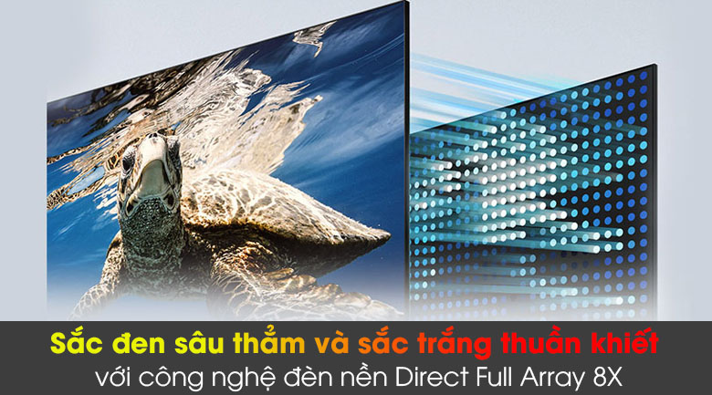 Smart Tivi QLED 4K 65 inch Samsung QA65Q80A - Đèn nền