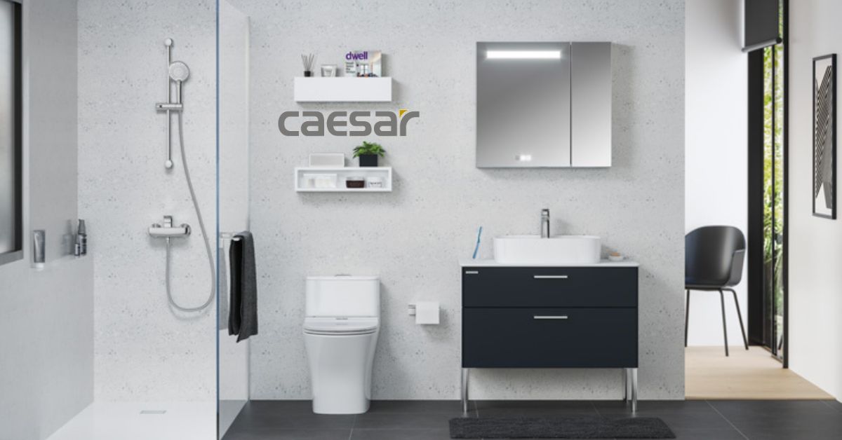 Thiết bị vòi sen tắm đến từ thương hiệu Caesar