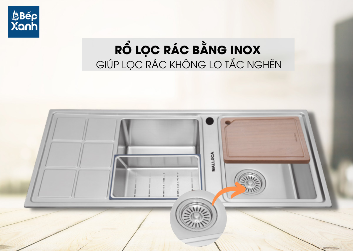 rổ lọc rác bằng inox