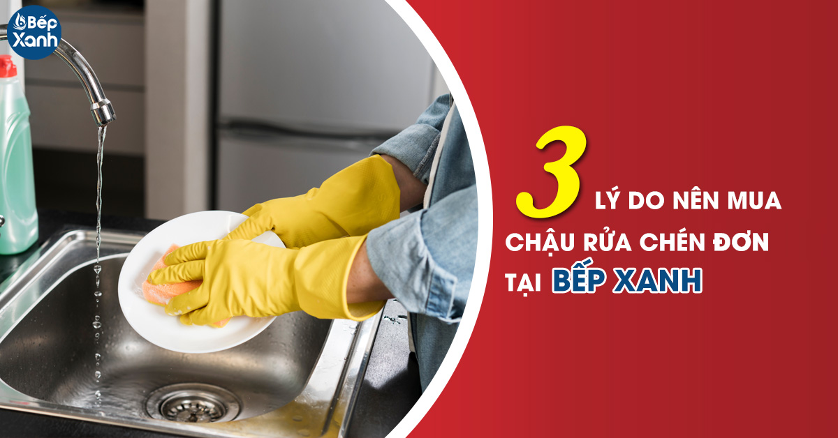 3 lý do nên sỡ hữu chậu rửa đơn là tiết kiệm không gian, tiết kiệm chi phí và đa dạng tiện ích