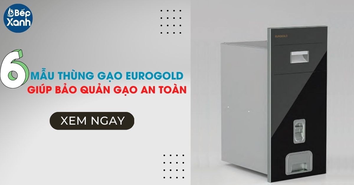 6 mẫu thùng gạo Eurogold giúp bảo quản gạo an toàn