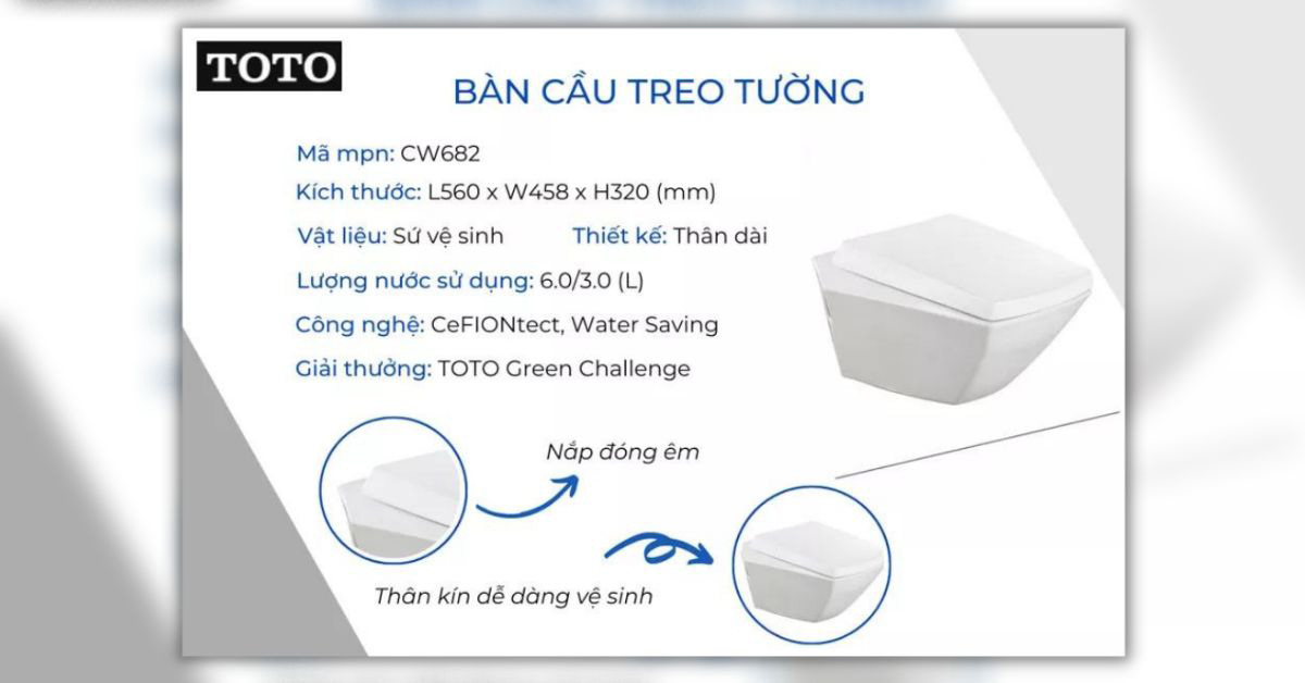 bàn cầu âm tường 