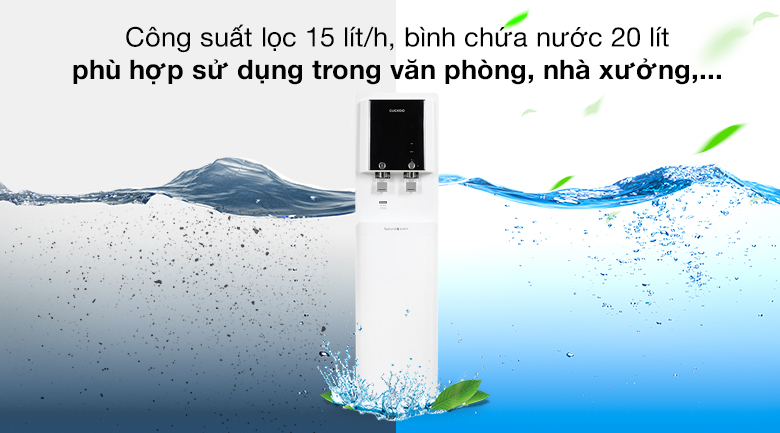 Công suất - Máy lọc nước RO nóng lạnh Cuckoo CP-QRP2001SW 4 lõi