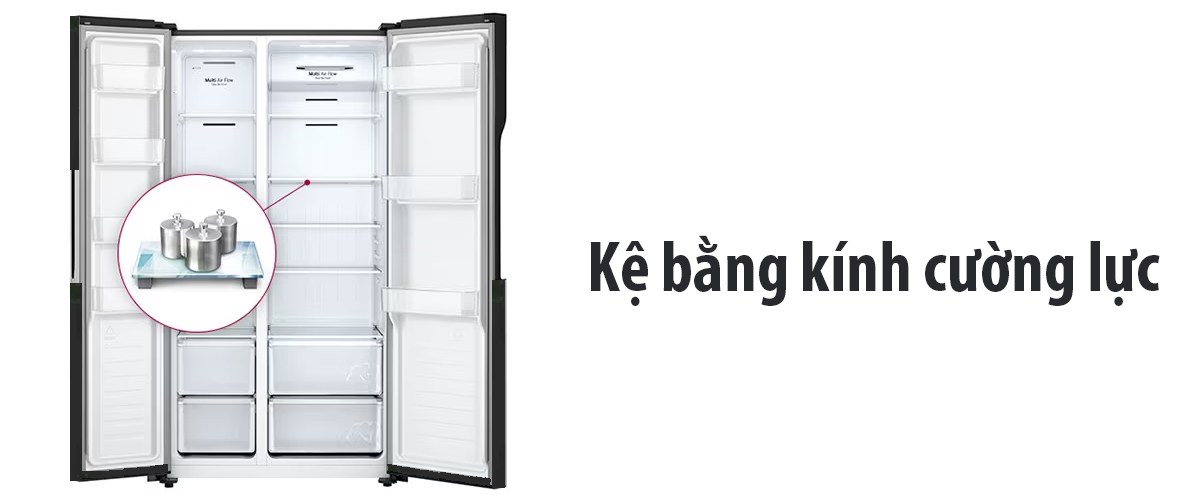 Kệ bằng kính cường lực