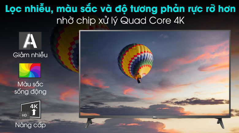 Smart Tivi LG 4K 65 inch 65UN7290PTF - Bộ Xử lý Quad Core