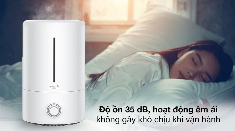 Hoạt động êm ái - Máy tạo độ ẩm Deerma F628