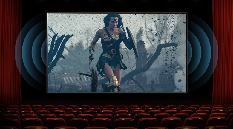 Âm vòm mạnh mẽ và chân thực với Dolby Atmos - Smart tivi OLED LG 4K 77 inch 77C1PTB