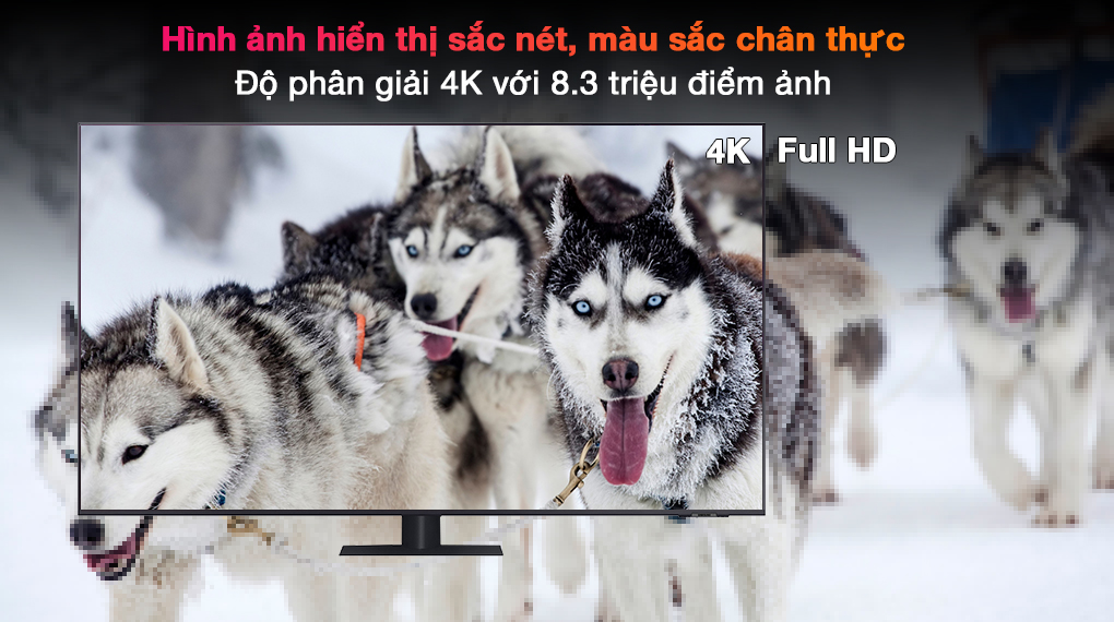 Smart Tivi QLED 4K 75 inch Samsung QA75Q70A - Độ phân giải 4K