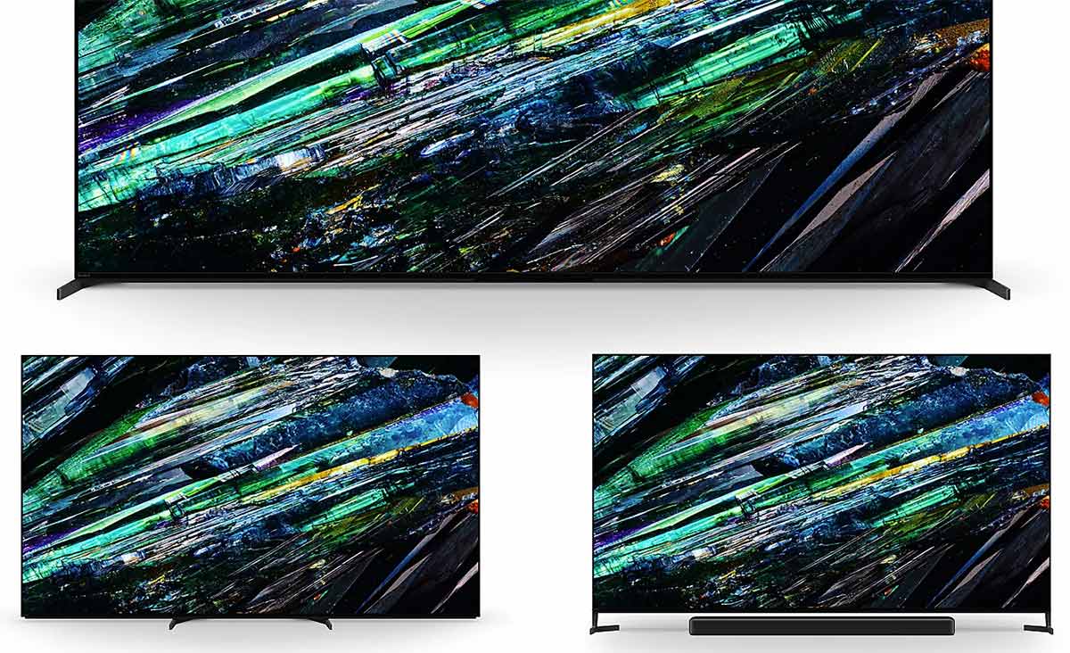 Chân đế tivi Sony 4K 77 Inch XR-77A95L có 3 kiểu bố trí