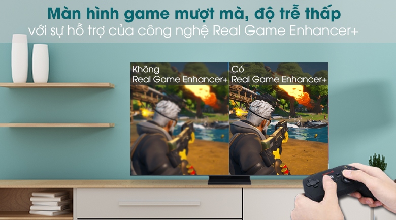 Tivi thông minh QLED Samsung 8K 65 inch QA65Q950TS - Real Game Enhancer+