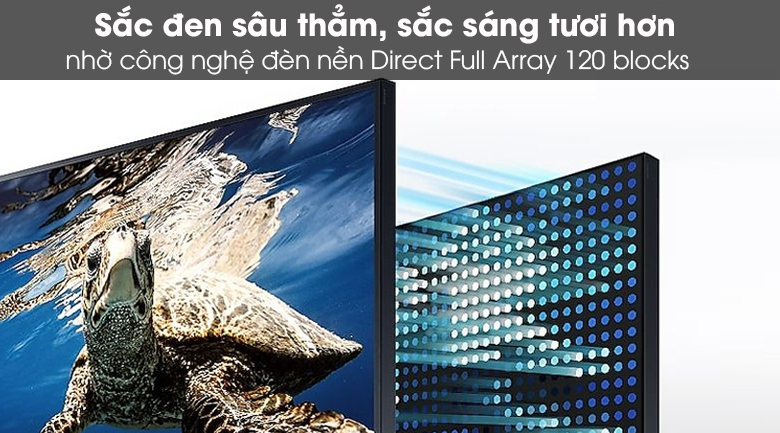 TIVI QLED Samsung QA65LST7T - Độ tương phản cao