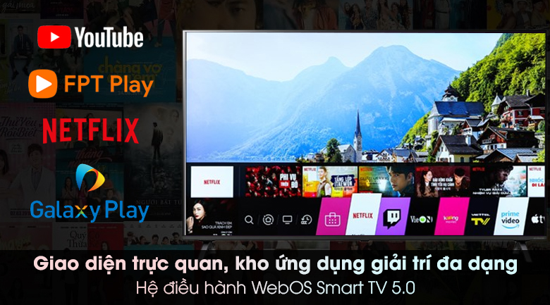 Smart Tivi NanoCell LG 4K 65 inch 65NANO79TND - WebOS 5.0