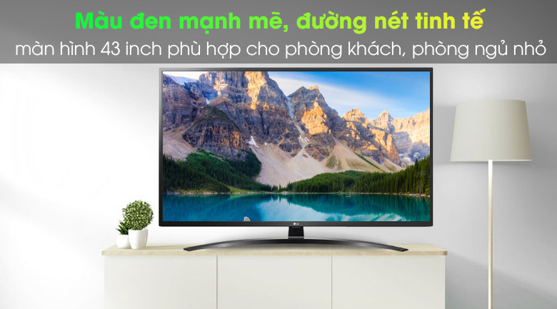 Thiết kế tinh tế - Smart Tivi LG 4K 43 inch 43UN7400PTA