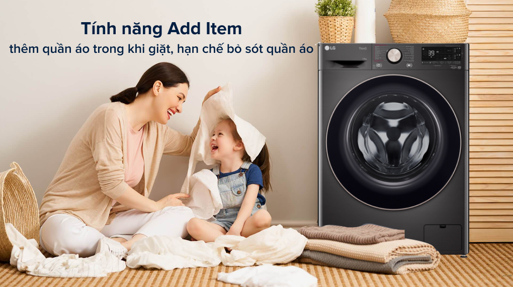 Máy giặt LG FV1414S3BA - Tiện ích