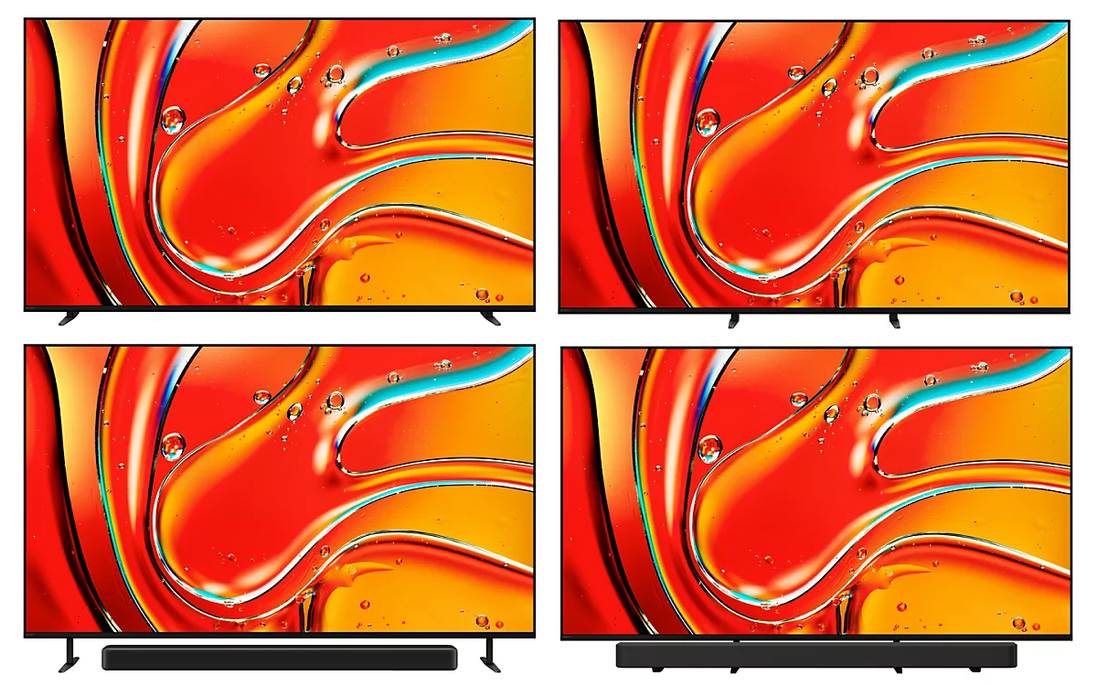 Chân đế tivi Sony 4K 75 Inch K-75XR70 có đến 4 cách bố trí