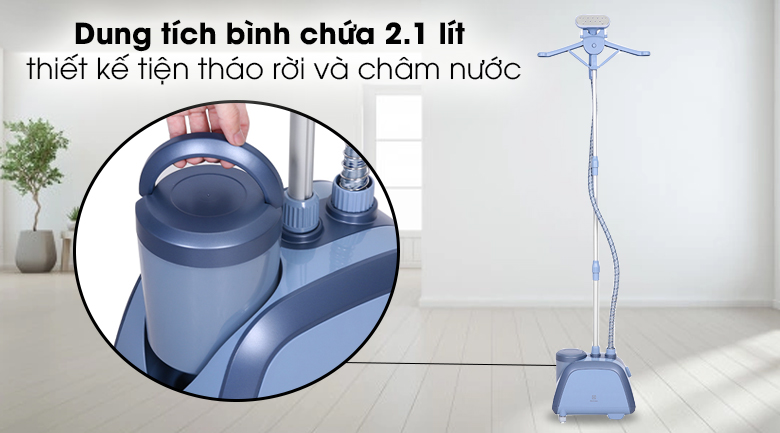 Bàn ủi hơi nước Electrolux E5GS1-89BM - Dung tích bình chứa 2.1 lít