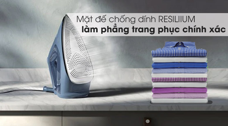 Mặt đế chống dính RESILIIUM - Bàn ủi hơi nước Electrolux E7SI1-80DB