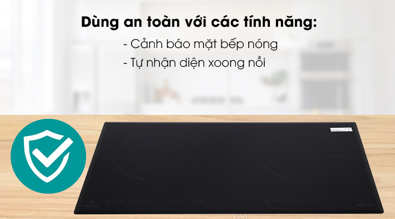 Bếp từ hồng ngoại Pramie 2105 - Bảo vệ người dùng và Pramie 2105, kéo dài tuổi thọ cho bếp nhờ tích hợp các tính năng an toàn