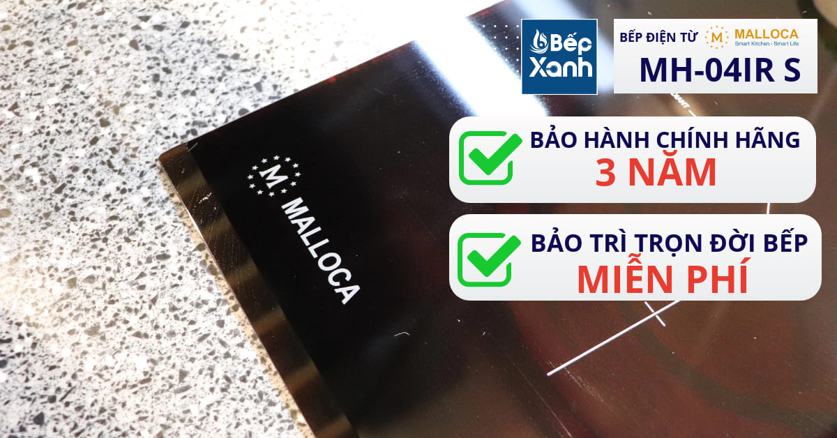 Bếp điện từ Malloca MH-04IR S BẢO HÀNH 3 NĂM