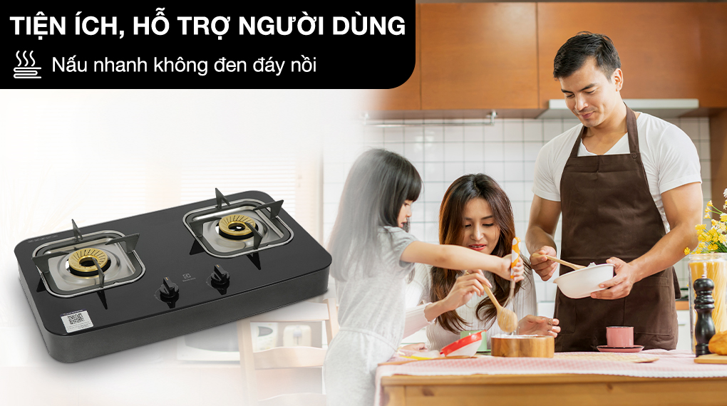 Tiện ích - Bếp ga đôi Electrolux ETG7256GKR Tiện ích - Bếp ga đôi Electrolux ETG7256GKR