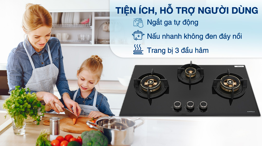 Bếp ga âm Hafele HC-G783B (538.66.477) - Tiện ích