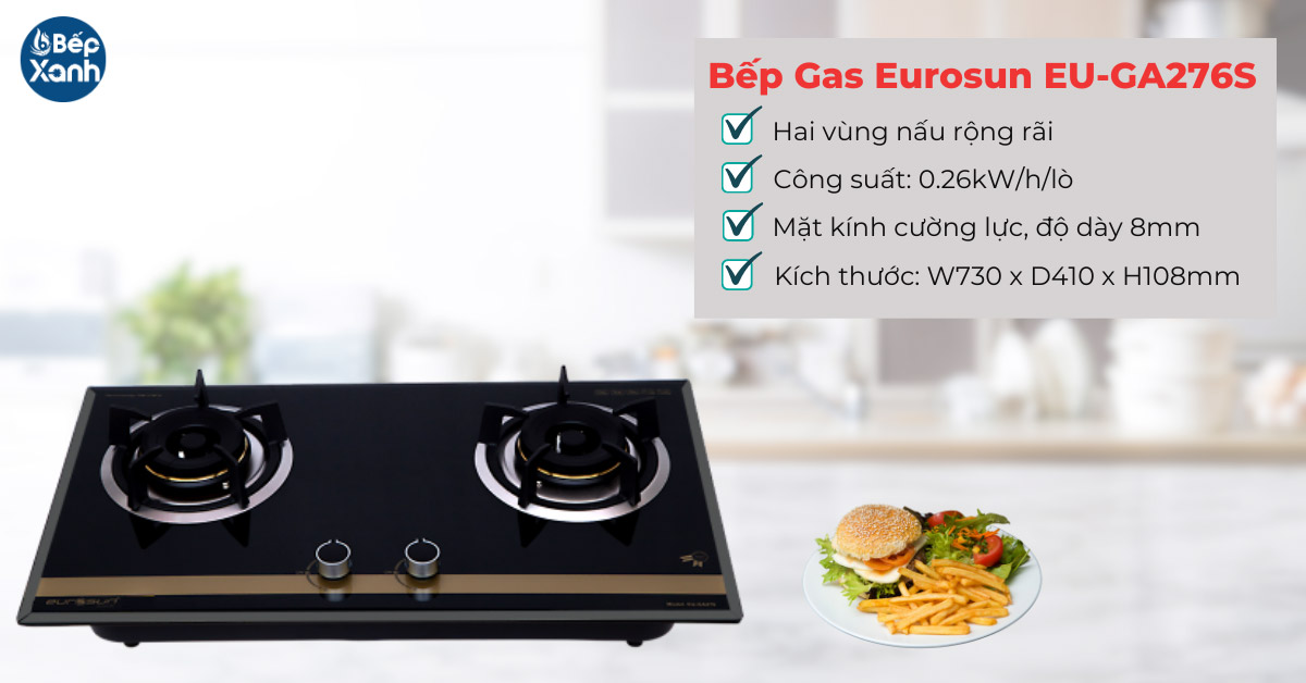 Bếp gas âm Eurosun EU-GA276S