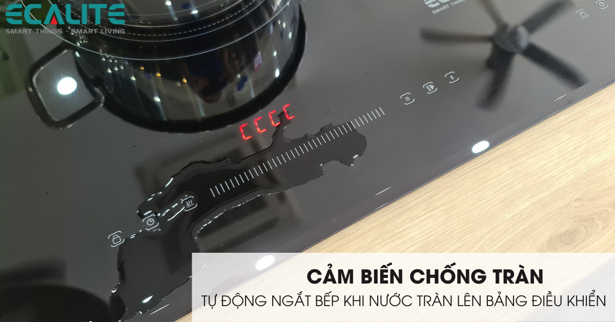 Cảm biến chống tràn nước của bếp từ Ecalite EL-MK2688II