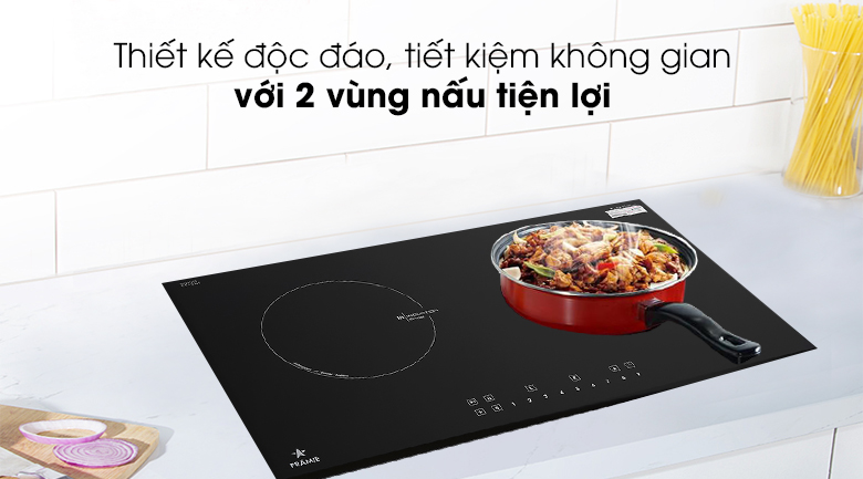 Thiết kế - Bếp từ đôi Pramie 2201