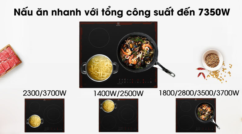 Bếp từ 3 vùng nấu Electrolux LIT60336