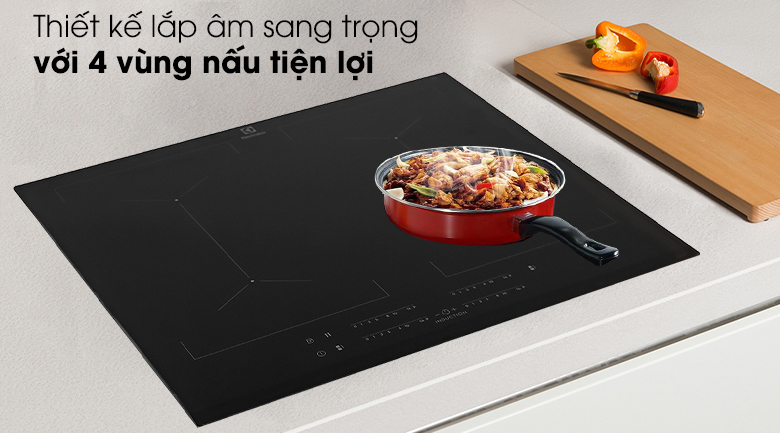 Thiết kế - Bếp từ 4 vùng nấu Electrolux EIV644