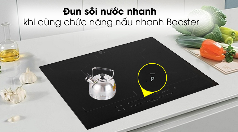 gia nhiệt - Bếp từ 4 vùng nấu Electrolux EIV644