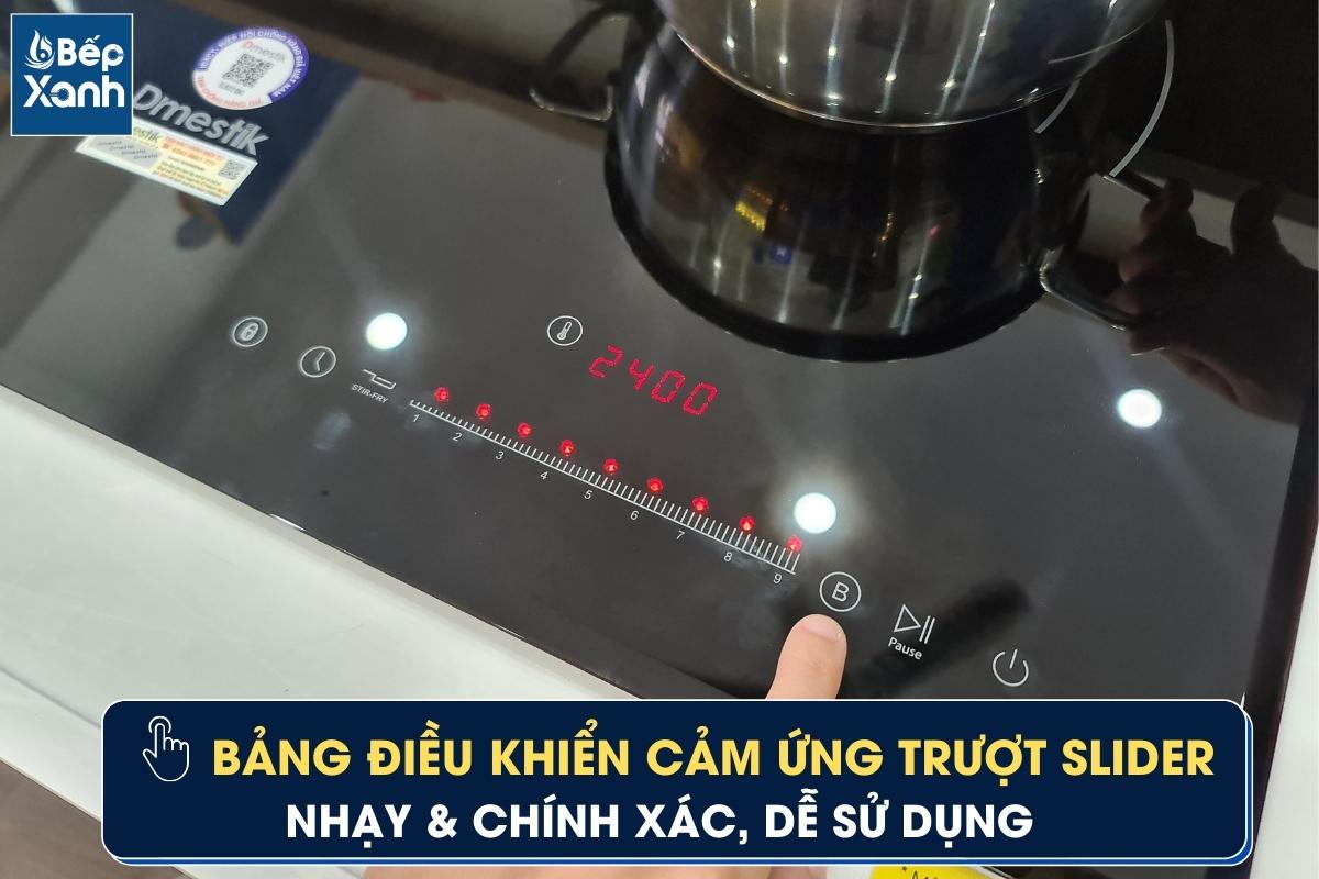 Bảng điều khiển cảm ứng dễ sử dụng