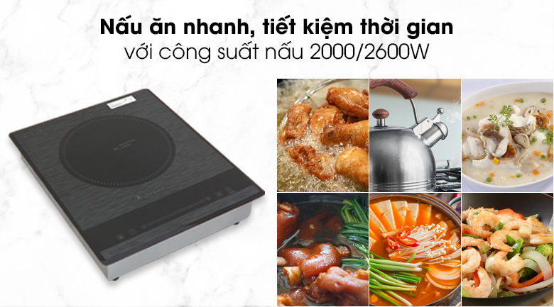 Công suất - Bếp từ Pramie 1105